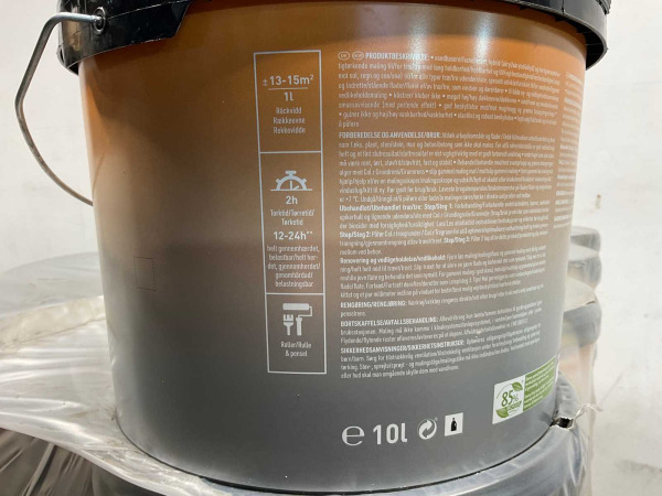 11x Col.r tuinbeits - Zwart - 10 ltr – foto 5 – kavel bij XL Auctions