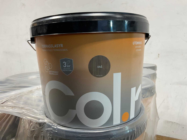 11x Col.r tuinbeits - Grijs - 10 ltr – foto 2 – kavel bij XL Auctions