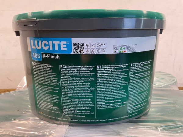 8x Matte muur- en plafondverf - 12 liter - wit RAL 9010 – foto 2 – kavel bij XL Auctions