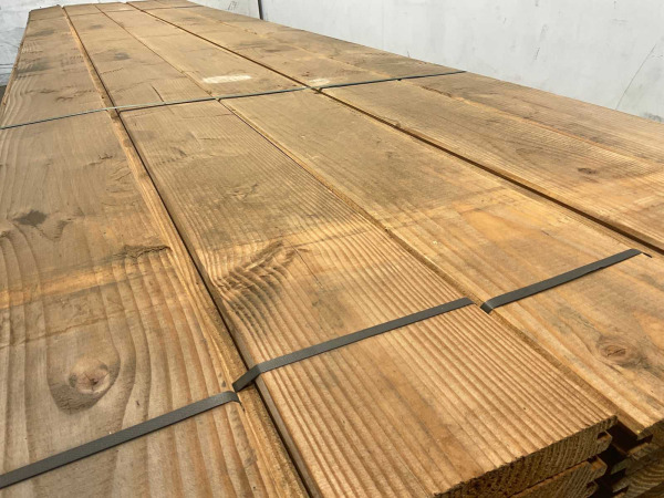 15x Douglas plank blokhutprofiel 400x19,5x2,8cm – foto 3 – kavel bij XL Auctions