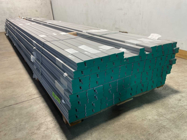 10x Hardhouten raamhout profiel-RO - 590x7,8x5,4cm – foto 4 – kavel bij XL Auctions