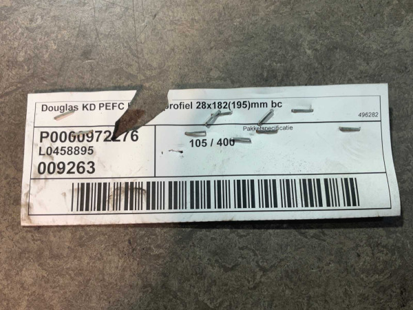 15x Douglas plank blokhutprofiel 400x19,5x2,8cm – foto 7 – kavel bij XL Auctions