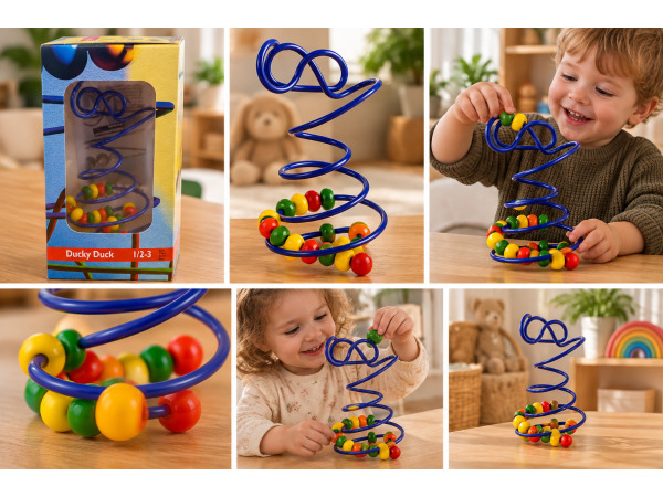 12x speelgoed motoriek straal blauw ducky duck