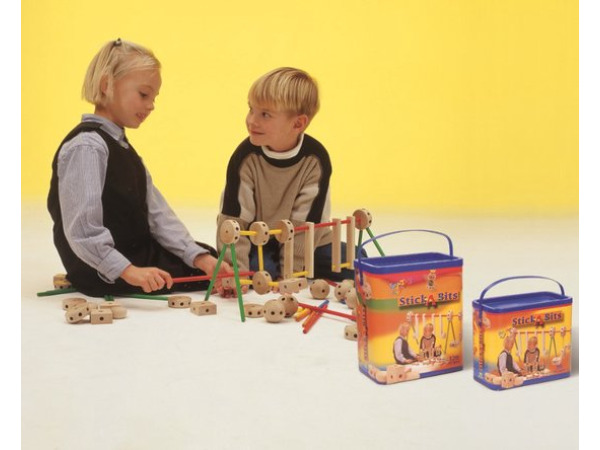 4x Joy - Toy Bouwspel - Stick a Bits 120 stuck Gemaakt in Neder