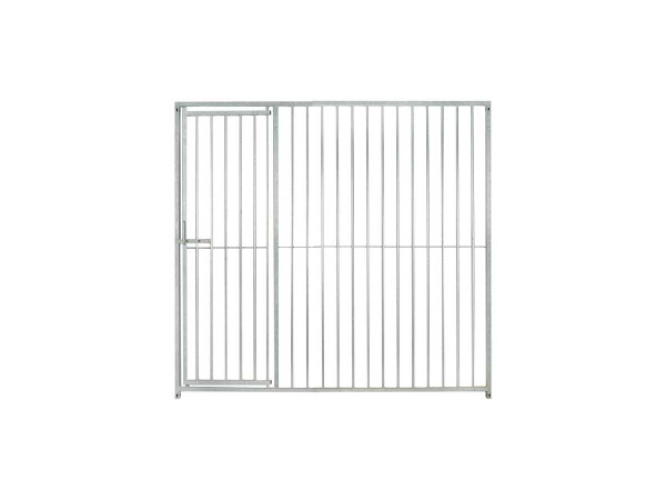 Stalen hondenkennel verzinkt - 200x200x184 cm – foto 4 – kavel bij XL Auctions
