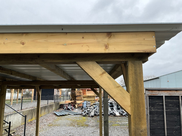 Vrijstaande carport 750x520x247cm – foto 5 – kavel bij XL Auctions
