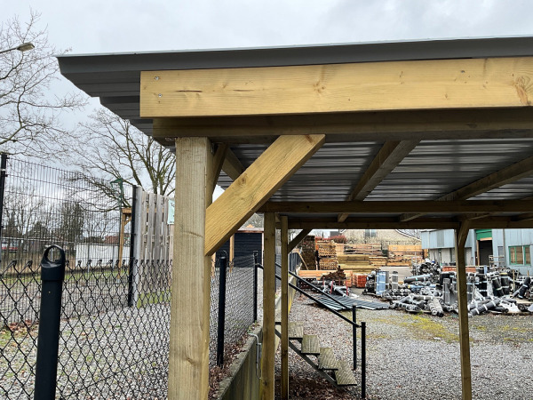 Vrijstaande carport 750x520x247cm – foto 6 – kavel bij XL Auctions