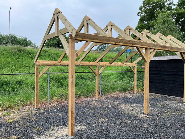 Kapschuur constructie 900x300x322cm – foto 2 – kavel bij XL Auctions