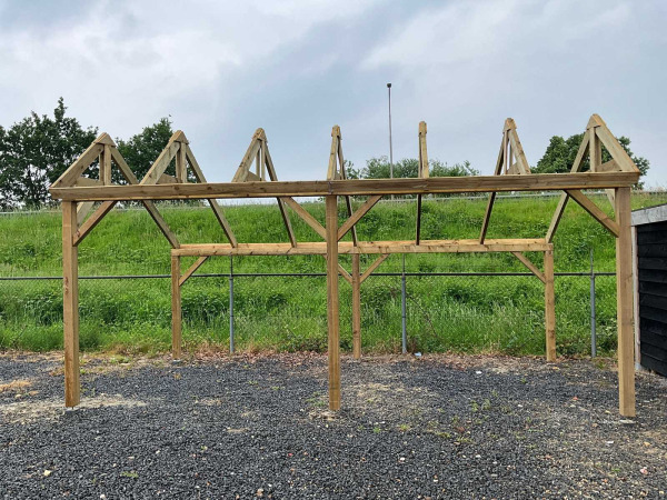 Kapschuur constructie 900x300x322cm – foto 3 – kavel bij XL Auctions