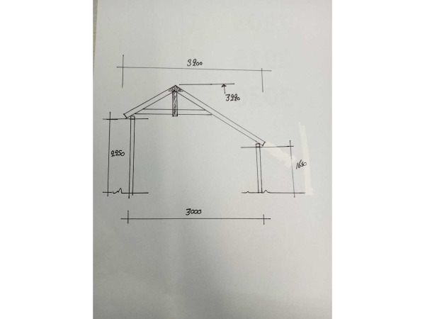Kapschuur constructie 900x300x322cm – foto 8 – kavel bij XL Auctions