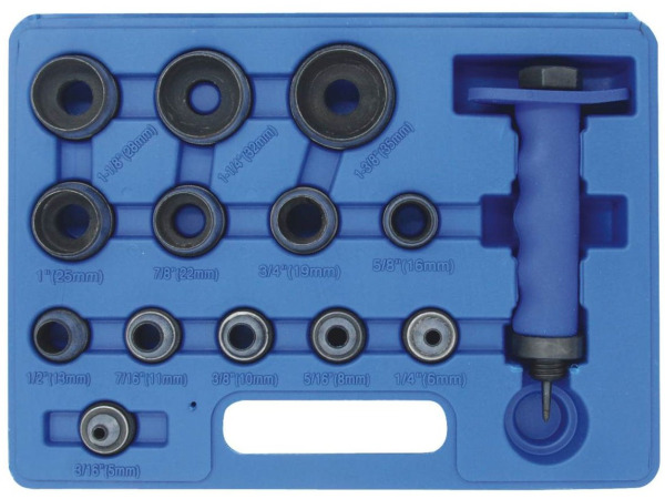 Holpijpenset 5-35mm 14-delig Inclusief Snelwissel Ponshouder – foto 2 – kavel bij XL Auctions