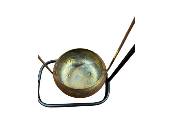 Theelichthouder Staal 22X14cm Staal Zwart-Goud – foto 2 – kavel bij XL Auctions