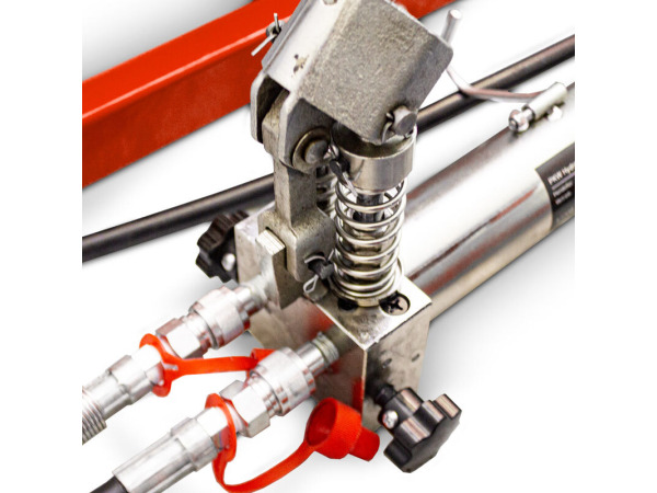 prijplaten - In hoogte verstelbaar - Hydraulisch - Rood - Se – foto 7 – kavel bij XL Auctions