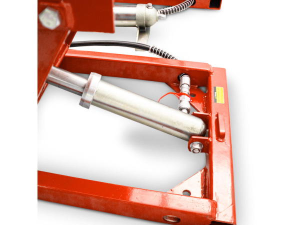 prijplaten - In hoogte verstelbaar - Hydraulisch - Rood - Se – foto 8 – kavel bij XL Auctions