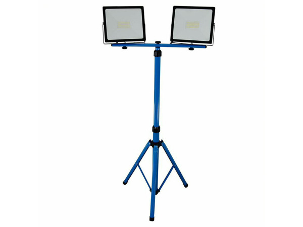 LED Bouwlamp - 2x50Watt - incl. statief – kavel bij XL Auctions