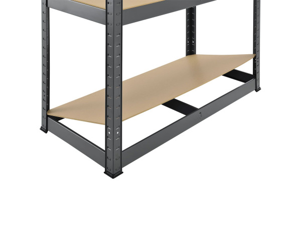 Stellingkast Dubbel - 180x90x40 cm - Grijs – foto 13 – kavel bij XL Auctions