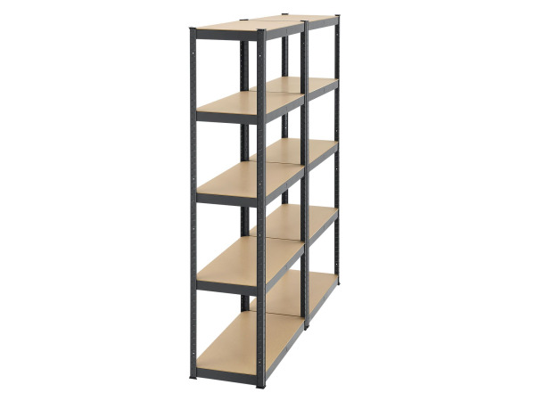 Stellingkast Dubbel - 180x90x40 cm - Grijs – foto 18 – kavel bij XL Auctions