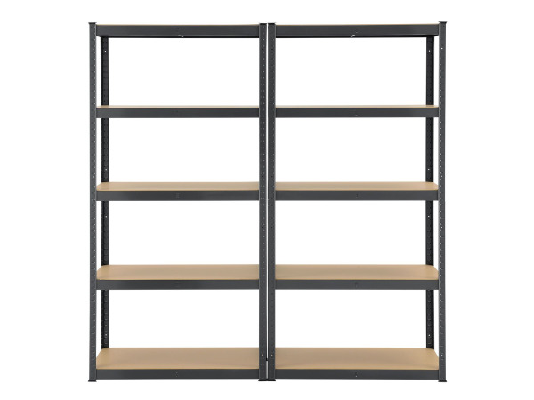 Stellingkast Dubbel - 180x90x40 cm - Grijs – foto 19 – kavel bij XL Auctions