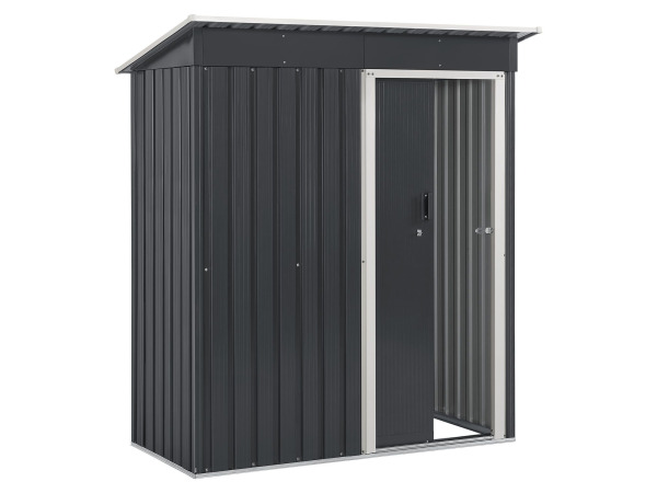 Metalen tuinhuis S - Antraciet - Incl. onderstel – kavel bij XL Auctions
