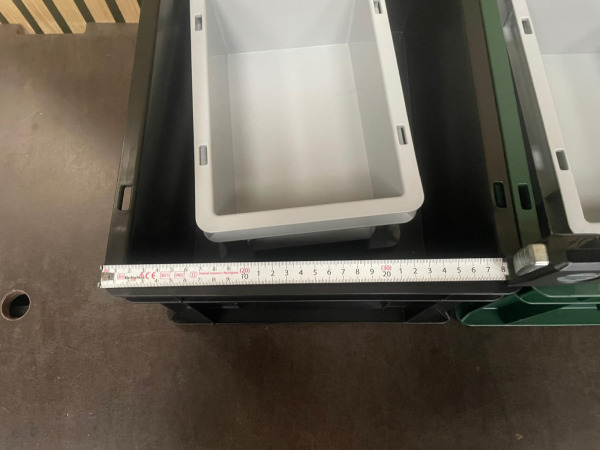 Set van 4 Kunststof Opbergbakken – 2 Groot & 2 Klein – foto 3 – kavel bij XL Auctions