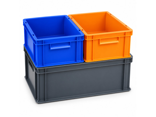 Set van 3 Kunststof Opbergbakken