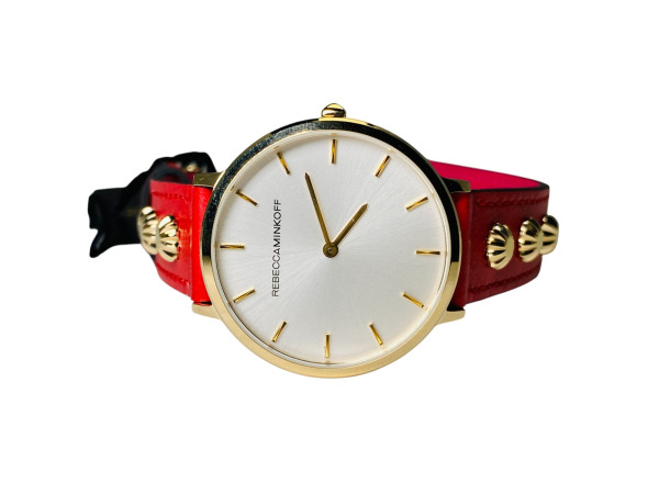 Rebecca Minkoff | Gold Tone & Red Leather – foto 2 – kavel bij XL Auctions