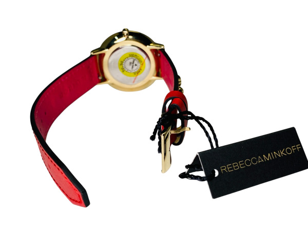 Rebecca Minkoff | Gold Tone & Red Leather – foto 3 – kavel bij XL Auctions