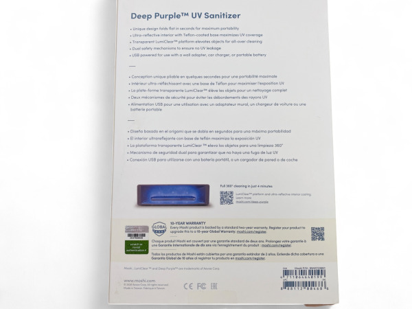 Moshi Deep Purple™ UV-C Sanitizer – foto 2 – kavel bij XL Auctions