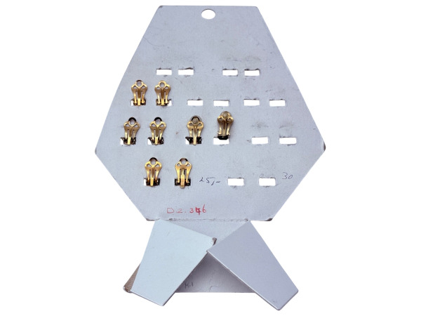 Bijoux Gefor | Set Vintage Parel Oorclips Verguld – foto 3 – kavel bij XL Auctions