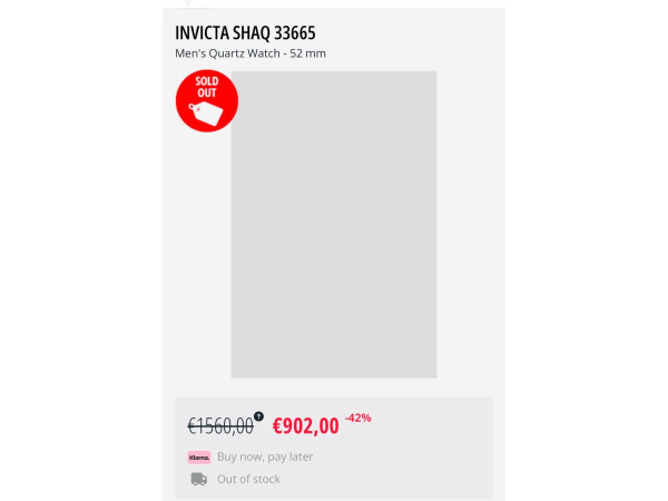 Invicta | Exclusief Shaq Chronograaf Herenhorloge – foto 6 – kavel bij XL Auctions