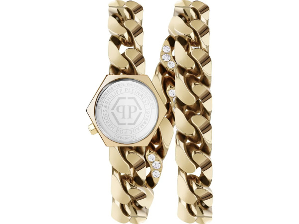 Philipp Plein Horloge Snake Hexagon Goud 24mm – foto 3 – kavel bij XL Auctions