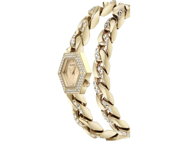 Philipp Plein Horloge Snake Hexagon Goud 24mm – foto 4 – kavel bij XL Auctions