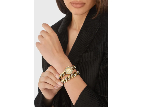 Philipp Plein Horloge Snake Hexagon Goud 24mm – foto 5 – kavel bij XL Auctions