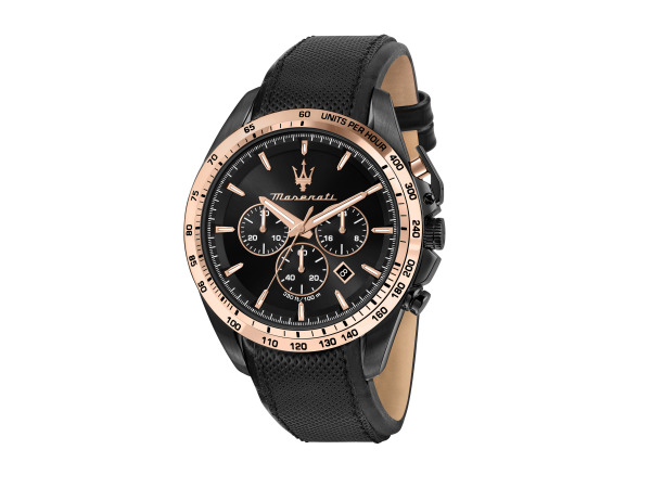 Maserati Traguardo Zwart/Rose 45mm – foto 2 – kavel bij XL Auctions