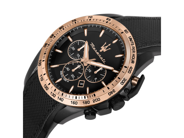 Maserati Traguardo Zwart/Rose 45mm – foto 7 – kavel bij XL Auctions