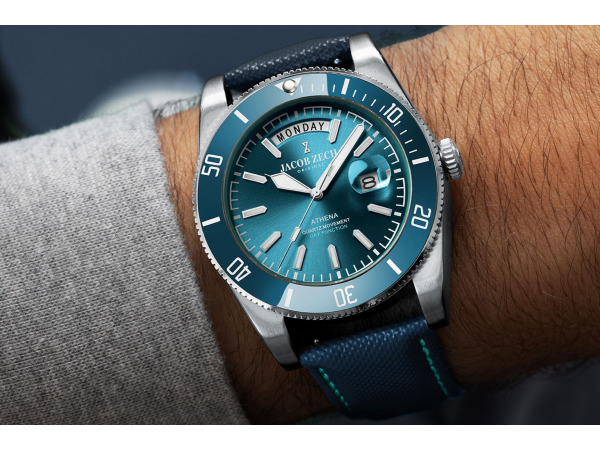 Jacob Zech Horloge Athena Blauw/Zilver 42mm – foto 3 – kavel bij XL Auctions