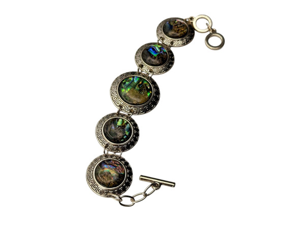3-Delige Sieradenset met Iriserende Abalone – foto 2 – kavel bij XL Auctions