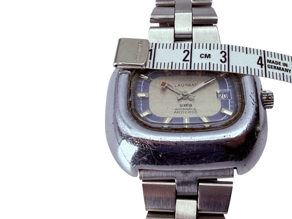 Laureat | Vintage Cushion Case Automaat Horloge – foto 6 – kavel bij XL Auctions