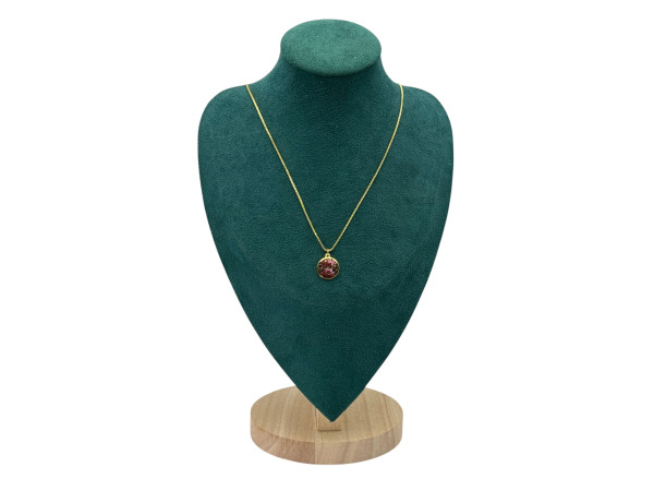 Vintage | Elegante 18K Gold Filled Emaille Collier