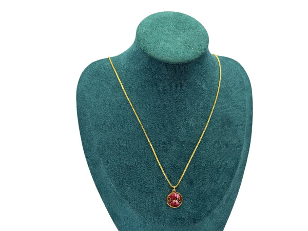 Vintage | Elegante 18K Gold Filled Emaille Collier – foto 2 – kavel bij XL Auctions