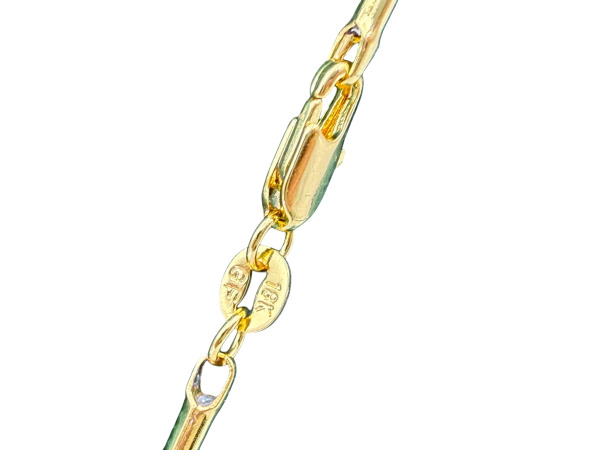 Vintage | Elegante 18K Gold Filled Emaille Collier – foto 5 – kavel bij XL Auctions