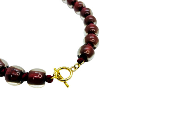 Murano Glas | Exclusief Collier met Bladgoud – foto 2 – kavel bij XL Auctions