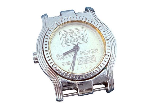 Doris Blaser | Exclusief Credit Suisse Ingot Horloge