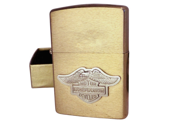 Zippo | Zeldzame Harley-Davidson Brass Aansteker – foto 4 – kavel bij XL Auctions
