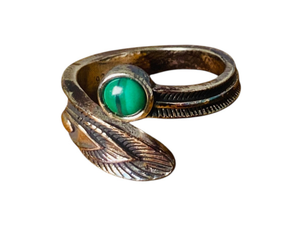 Luna Bodin | Elegante 925 Zilveren Veer Ring – foto 3 – kavel bij XL Auctions