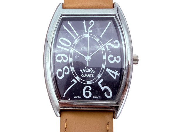 Wailer | Elegant Tonneau Dresswatch met Lederen Band – foto 2 – kavel bij XL Auctions