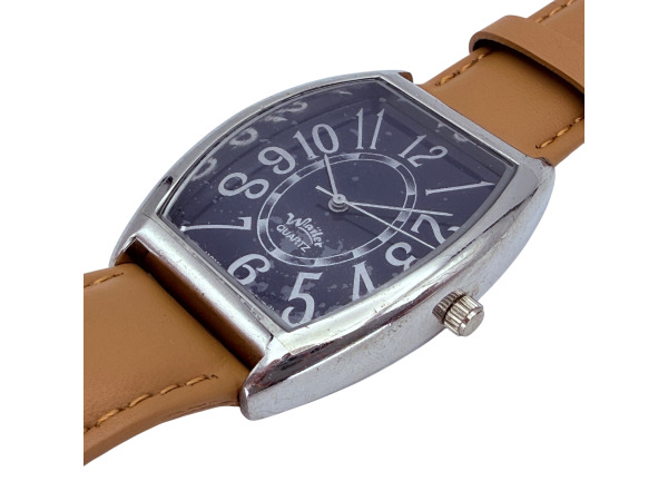 Wailer | Elegant Tonneau Dresswatch met Lederen Band – foto 5 – kavel bij XL Auctions