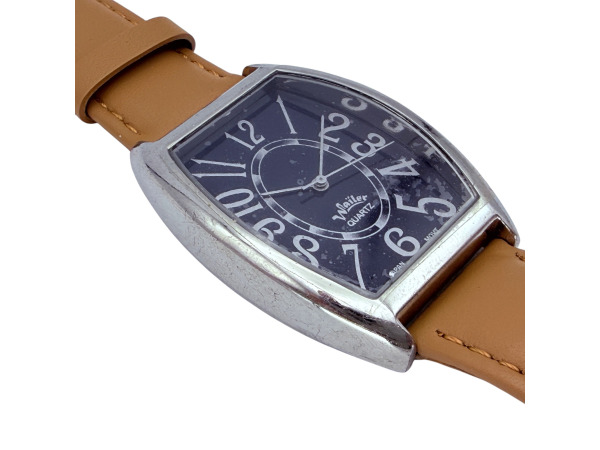 Wailer | Elegant Tonneau Dresswatch met Lederen Band – foto 6 – kavel bij XL Auctions