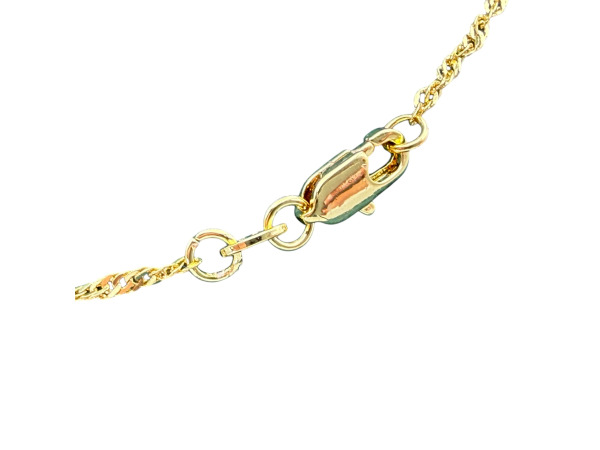 Collier | Vergulde Ketting met Opaal Hanger – foto 5 – kavel bij XL Auctions
