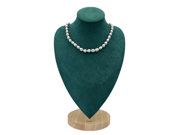 Exclusief Zoetwaterparel Collier met Bolsluiting